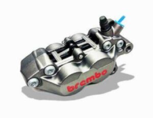 BREMBO 對四_銀底紅
